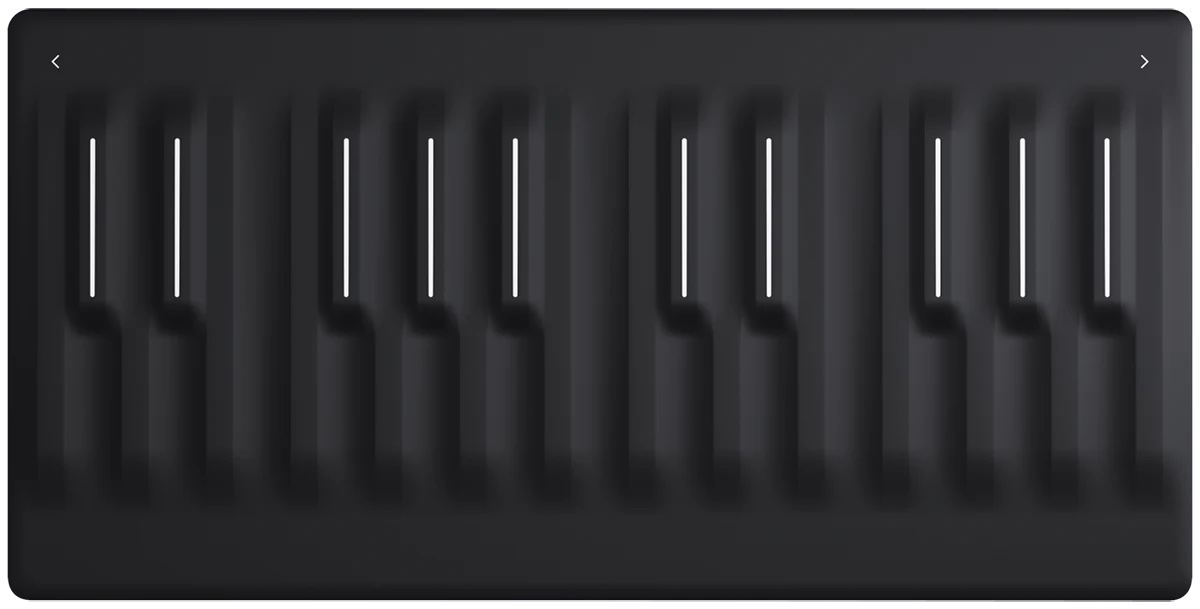 Roli Seaboard Block M: 24 teclas de control MPE con tecnología 5D Roli Seaboard Block M: 24 teclas de control MPE con tecnología 5D